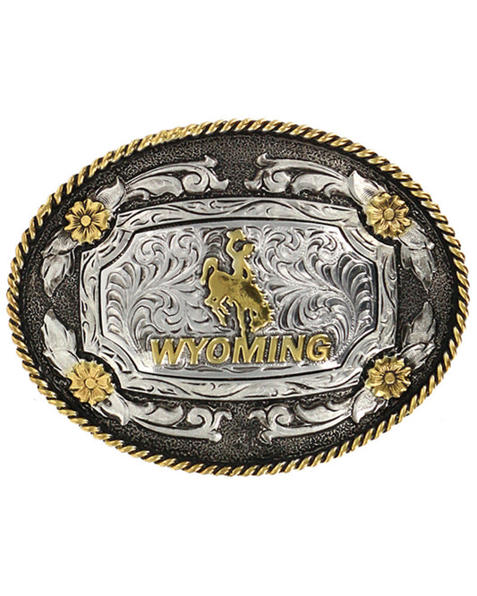 Men's Oval Wyoming Belt Buckle