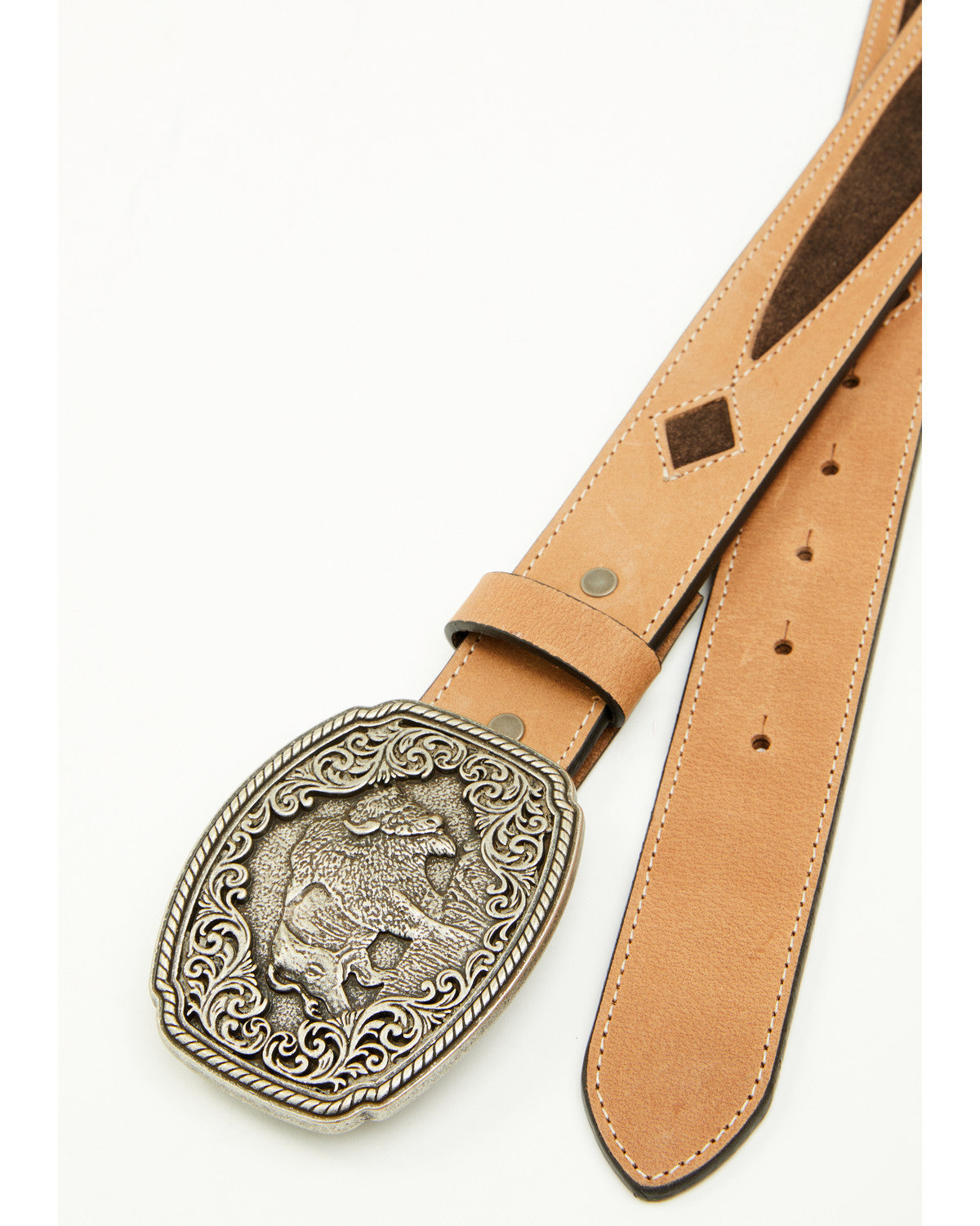 Men's Gunner Buffalo Plaque Buckle Belt