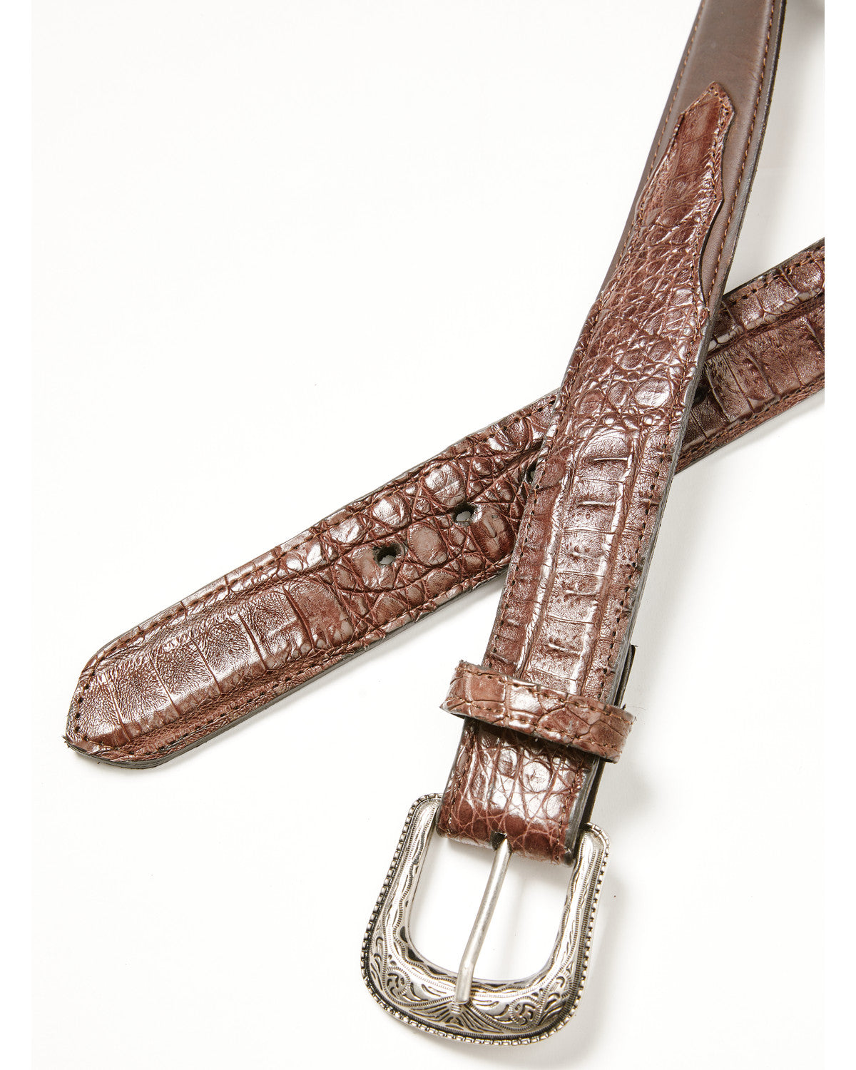 Men's Amarillo Exotic Caiman Leather Belt