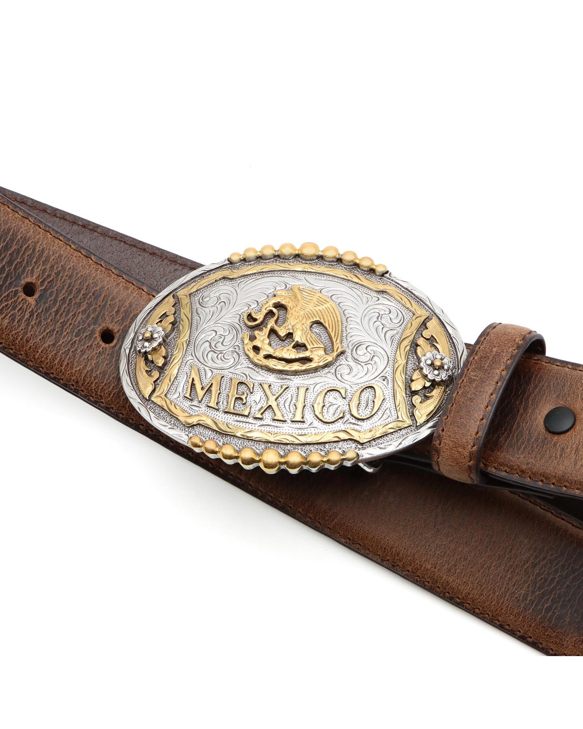 Men's Mexican Flat Buckle Belt