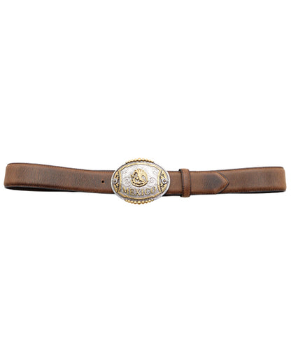 Men's Mexican Flat Buckle Belt