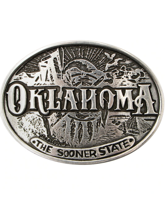 Oklahoma Heritage Oval Buckle