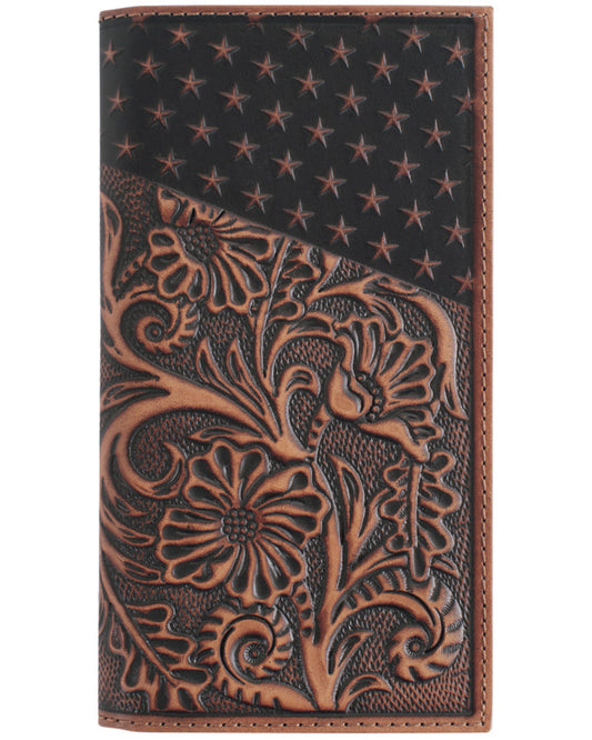 Men's Americana Tooled Leather Rodeo Wallet