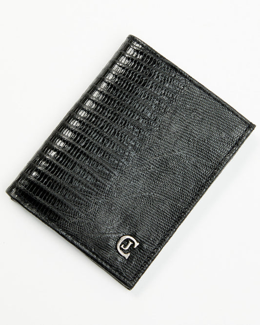 Black 1978™ Men's Vance Exotic Lizard Bifold Wallet