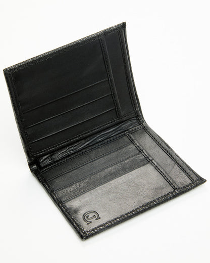 Black 1978™ Men's Vance Exotic Lizard Bifold Wallet