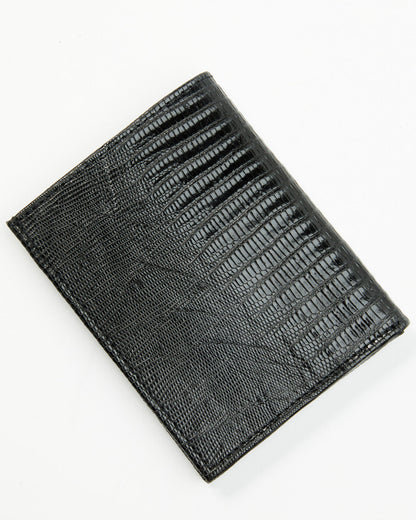 Black 1978™ Men's Vance Exotic Lizard Bifold Wallet