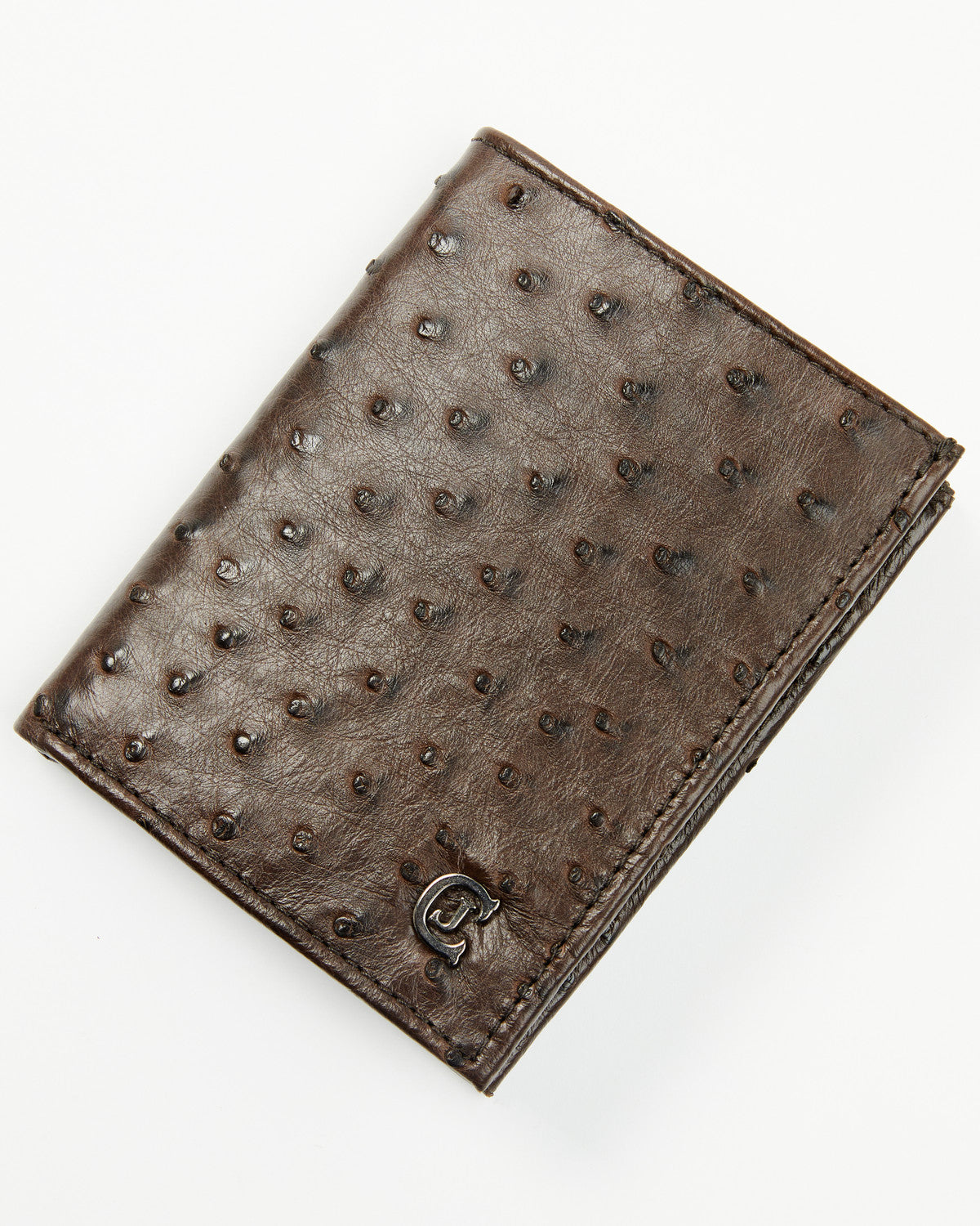 Black 1978™ Men's Dawson Exotic Full-Quill Ostrich Bifold W
