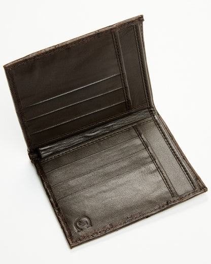 Black 1978™ Men's Dawson Exotic Full-Quill Ostrich Bifold W
