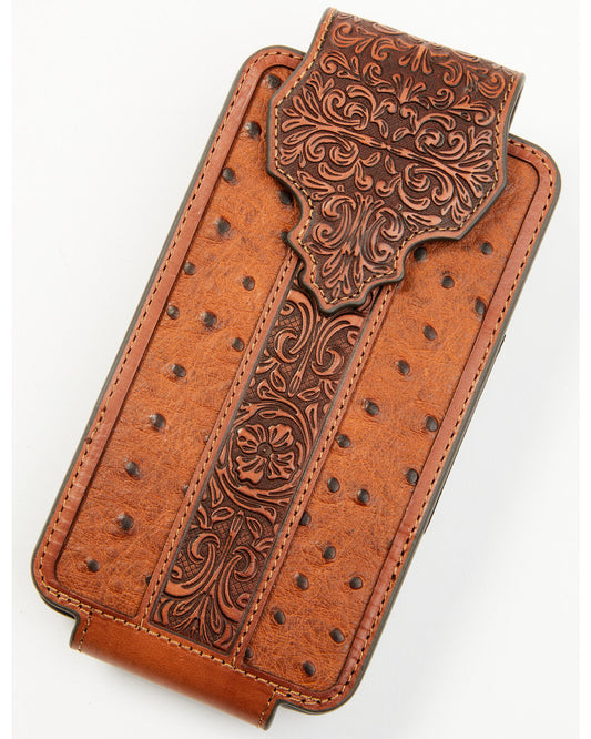 Men's Grady Faux Ostrich Cellphone Case