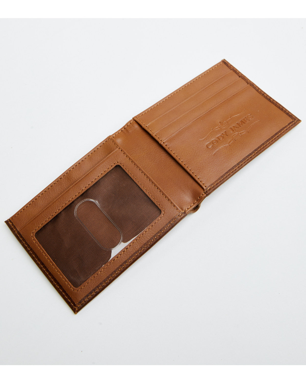 Men's Southwestern Woven Leather Bi-Fold Wallet