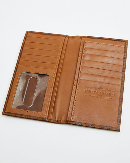 Men's Southwestern Woven Leather Rodeo Wallet