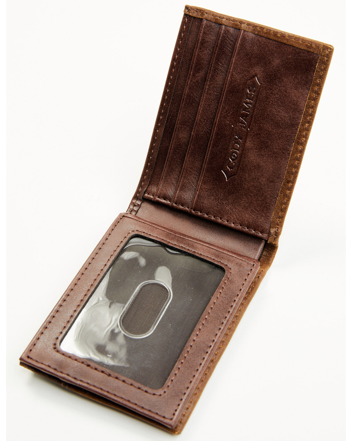 Men's Raw Hide Bi-Fold Wallet