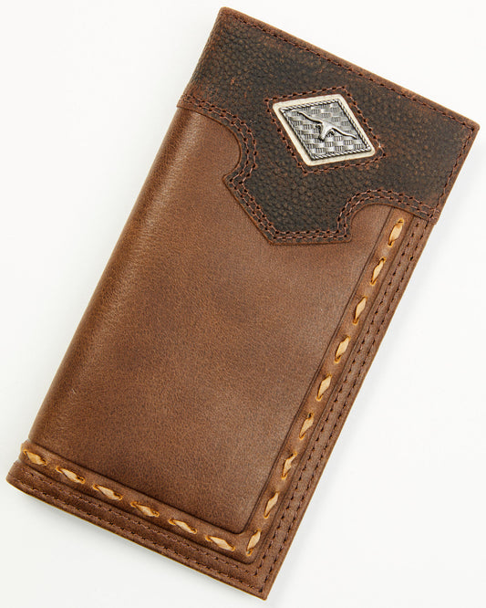 Men's Buck Stitch Concho Rodeo Wallet