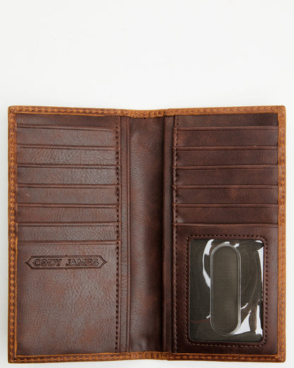Men's Tooled Leather Rodeo Wallet