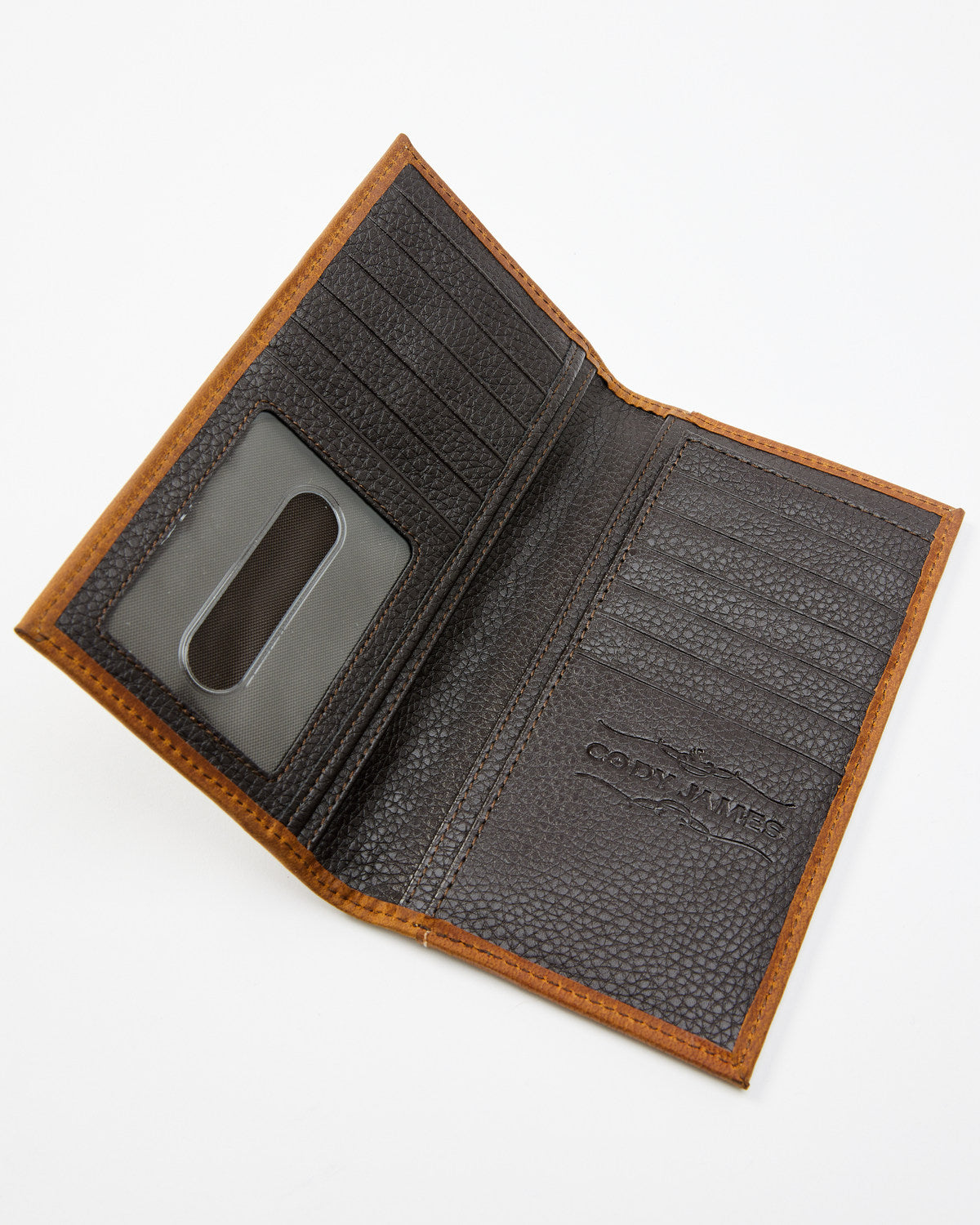 Men's Crocodile Embossed Rodeo Wallet