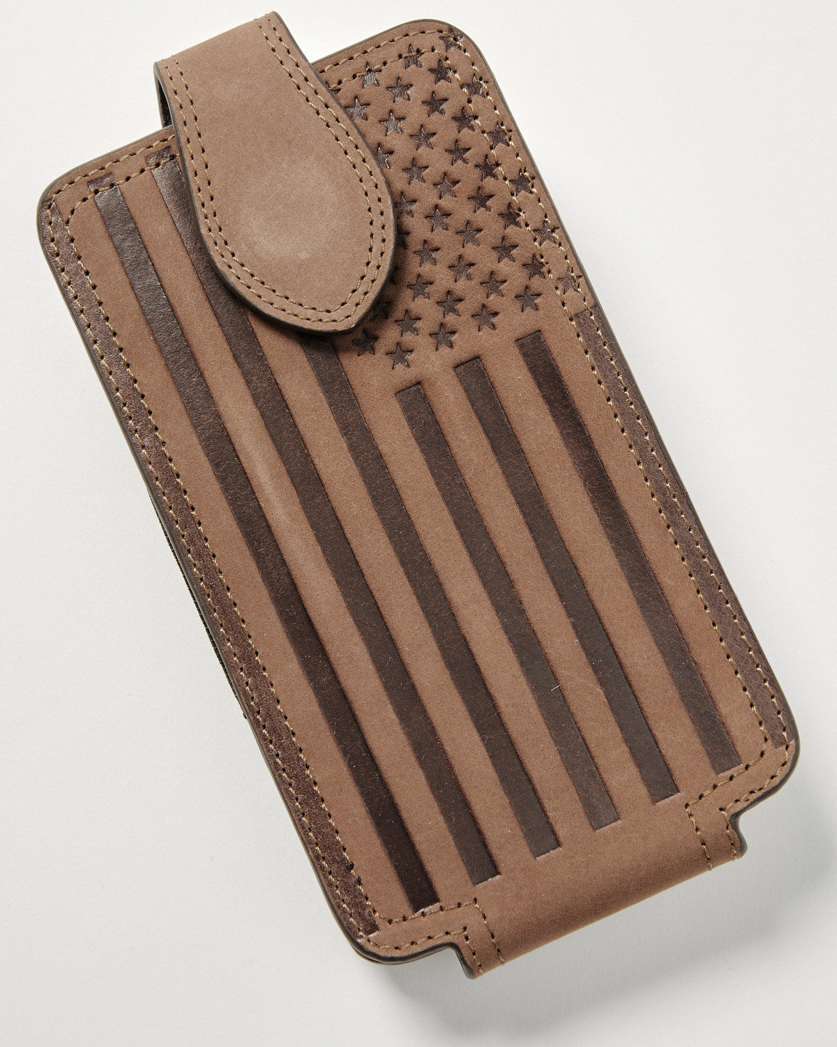 Men's American Flag Cell Phone Wallet