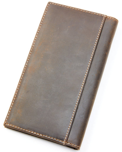 Men's Bi-Fold Crocodile Print Embossed Rodeo Wallet