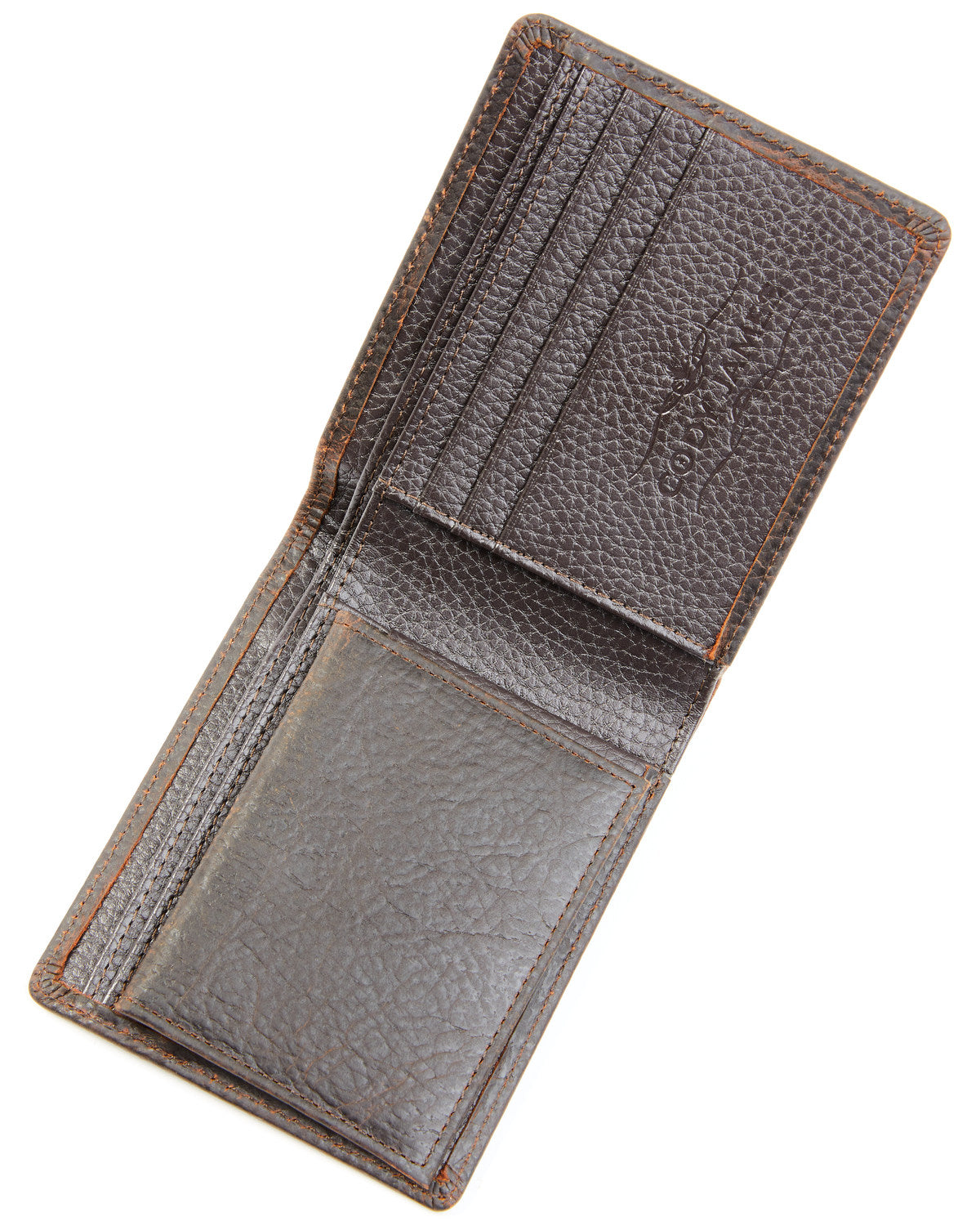 Men's Brown Don't Tread on Me Bifold Wallet