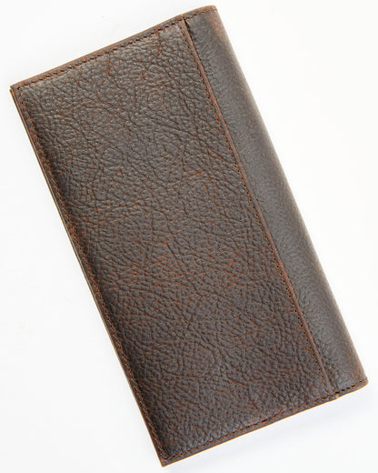 Men's Brown Don't Tread on Me Rodeo Leather Wallet