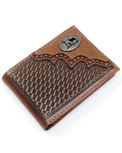 Men's Praying Cowboy Bifold Wallet