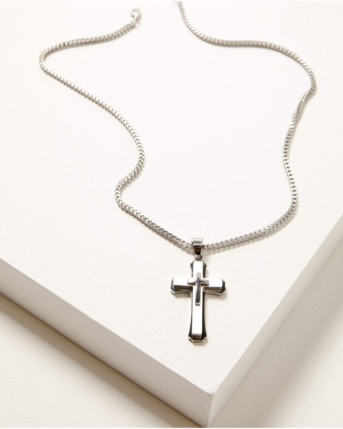 Men's Ornate Cross Necklace