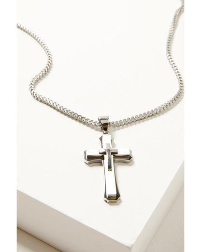 Men's Ornate Cross Necklace