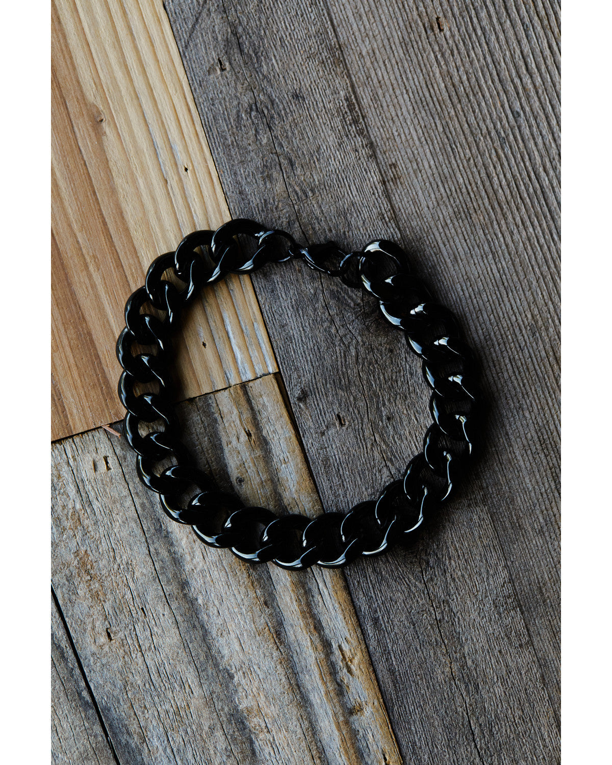 Men's Gunmetal Cuban Link Bracelet