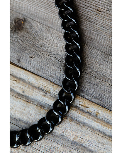Men's Gunmetal Cuban Link Necklace