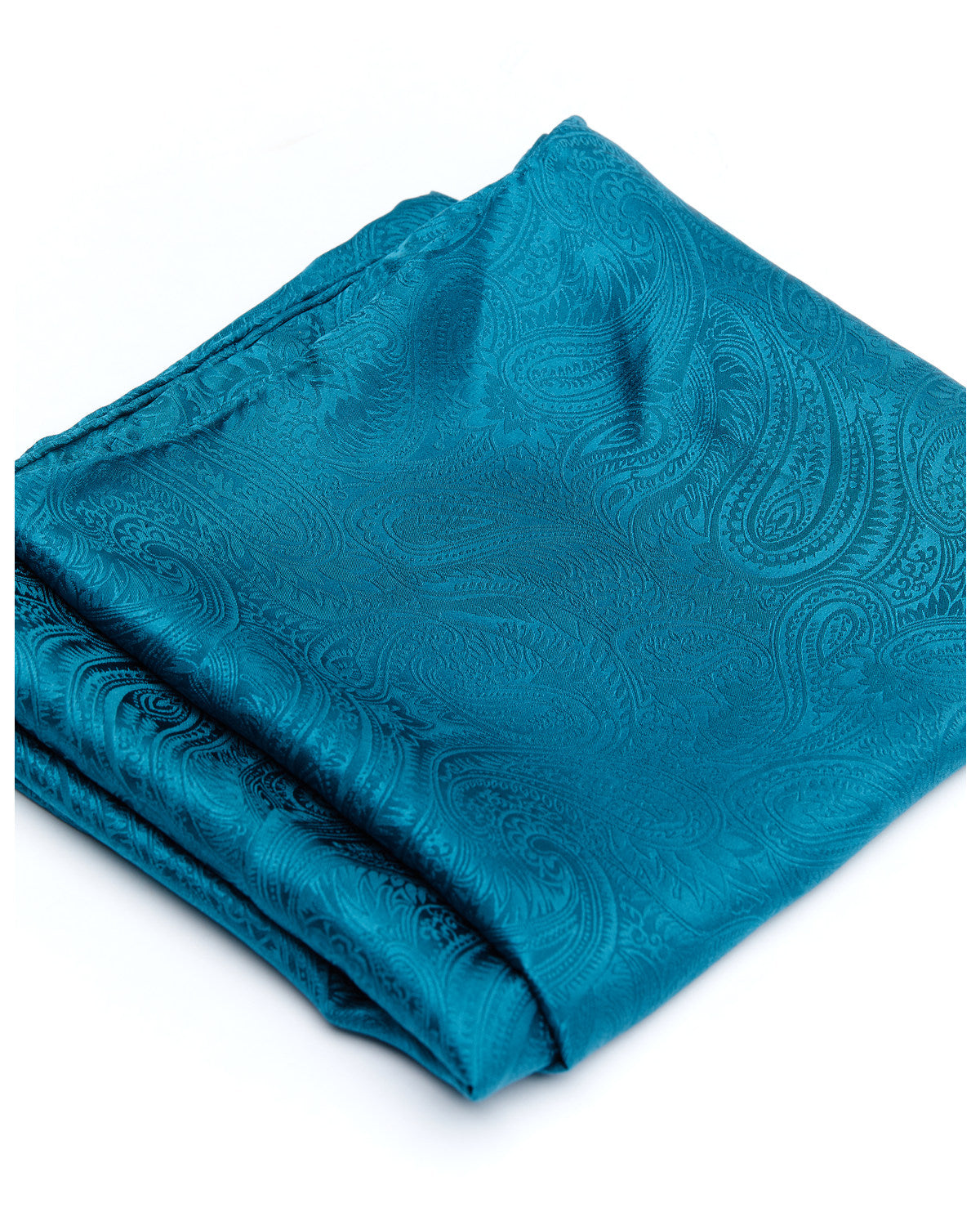 Men's Silk Jaquard Turquoise Scarf