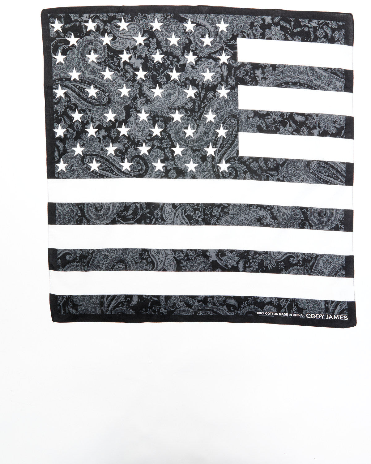 Men's Paisley Americana Flag Bandana