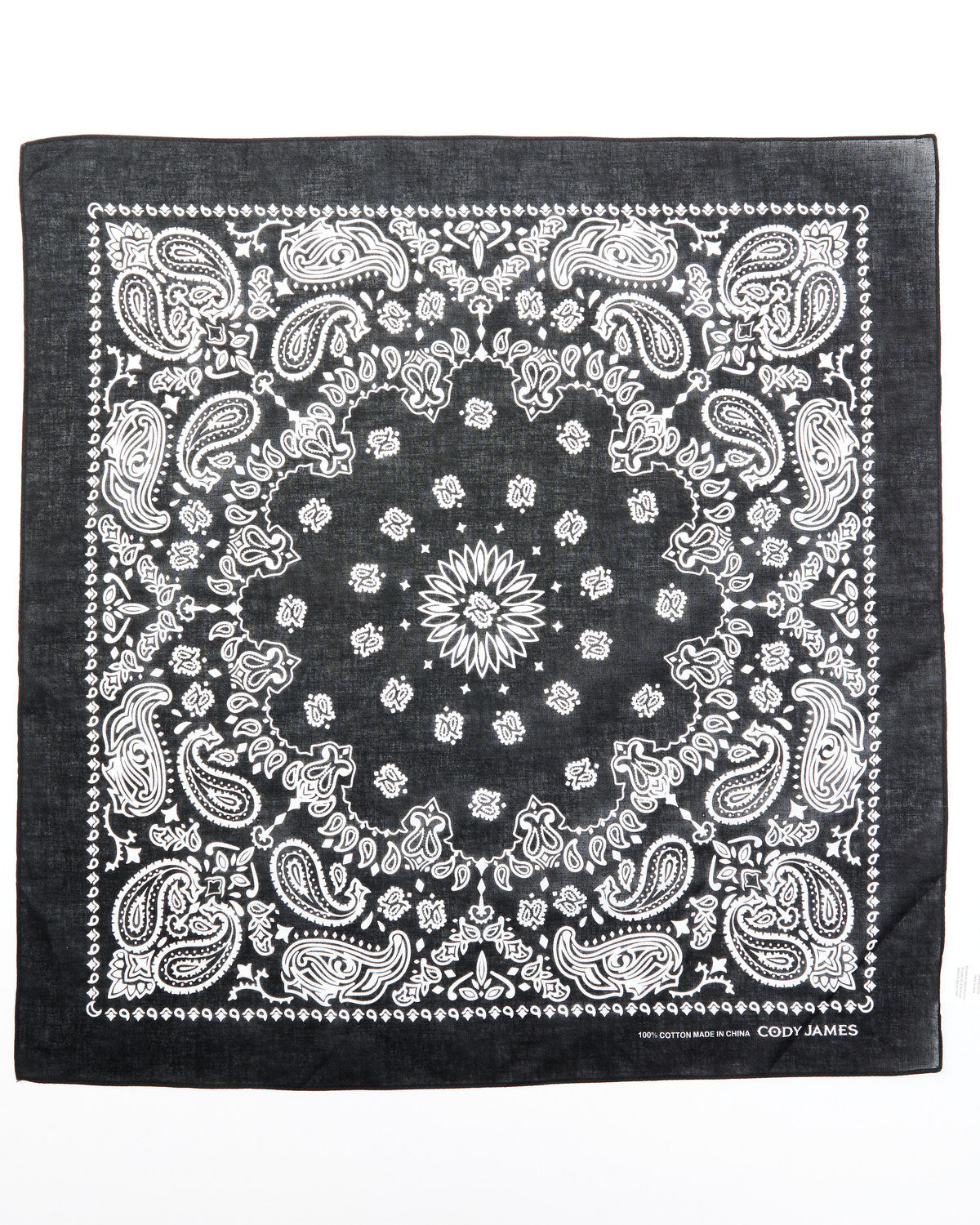 Men's Black Bandana