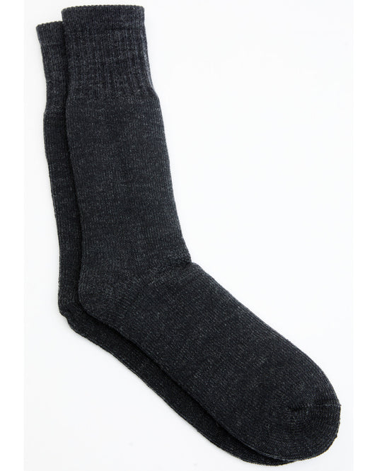 Men's Dark Gray Wool Boot Sock