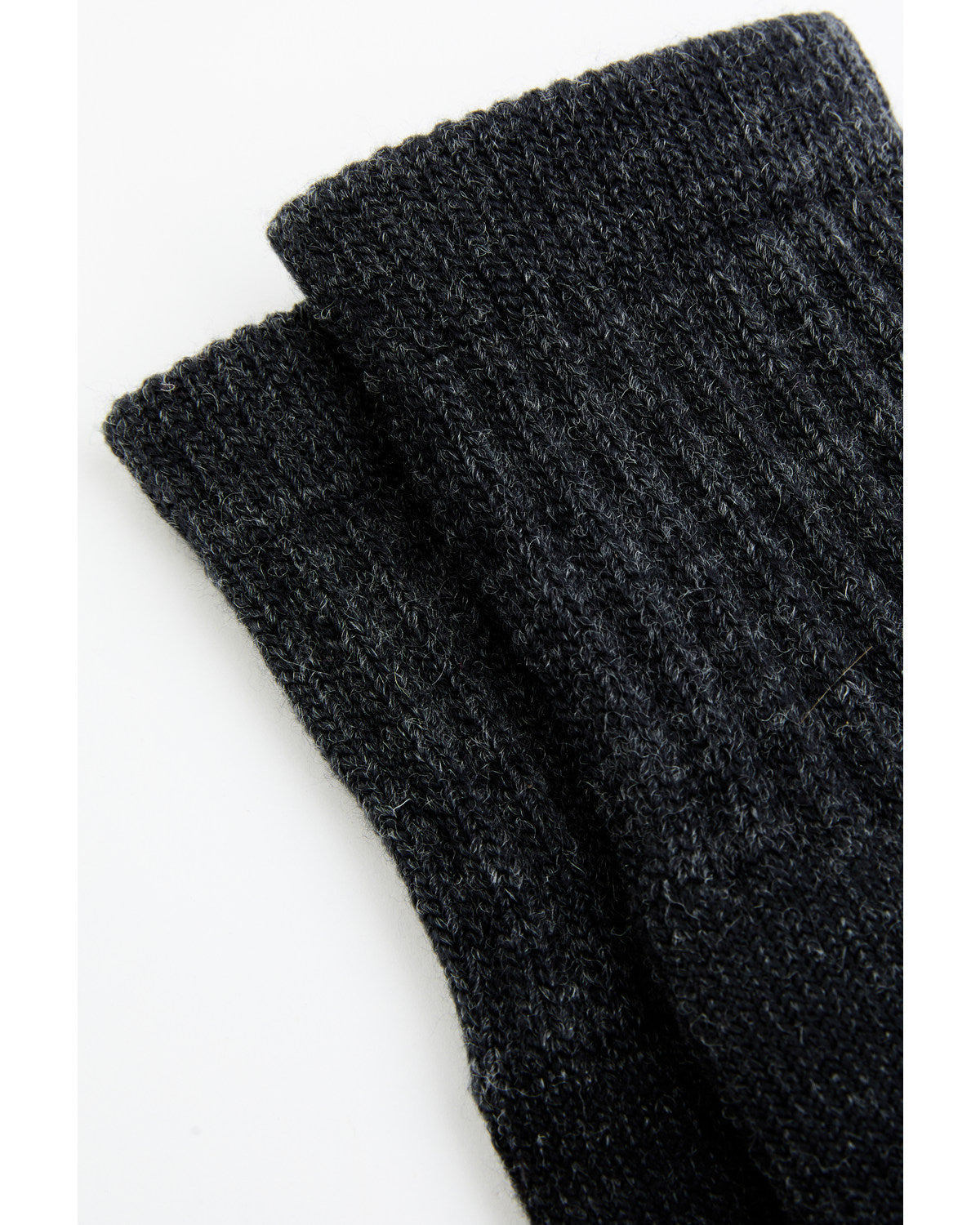 Men's Dark Gray Wool Boot Sock