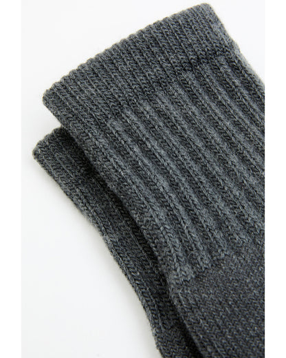 Men's Gray Wool Boot Sock