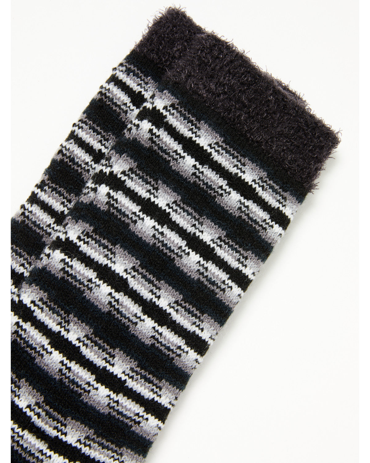 Men's Onyx Southwestern Print Cozy Crew Socks