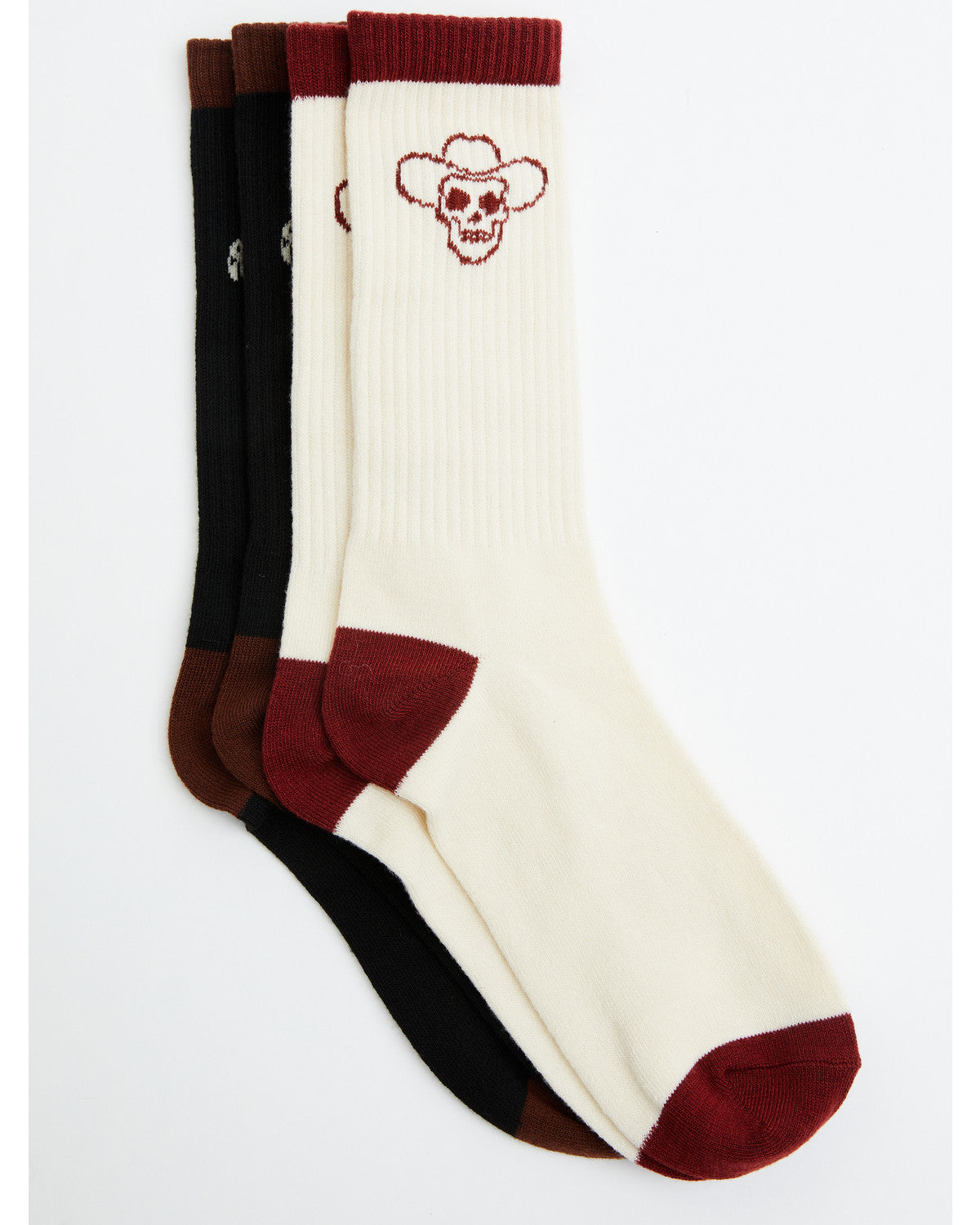 Men's Scorpion Skull Crew Socks - 2 Pack