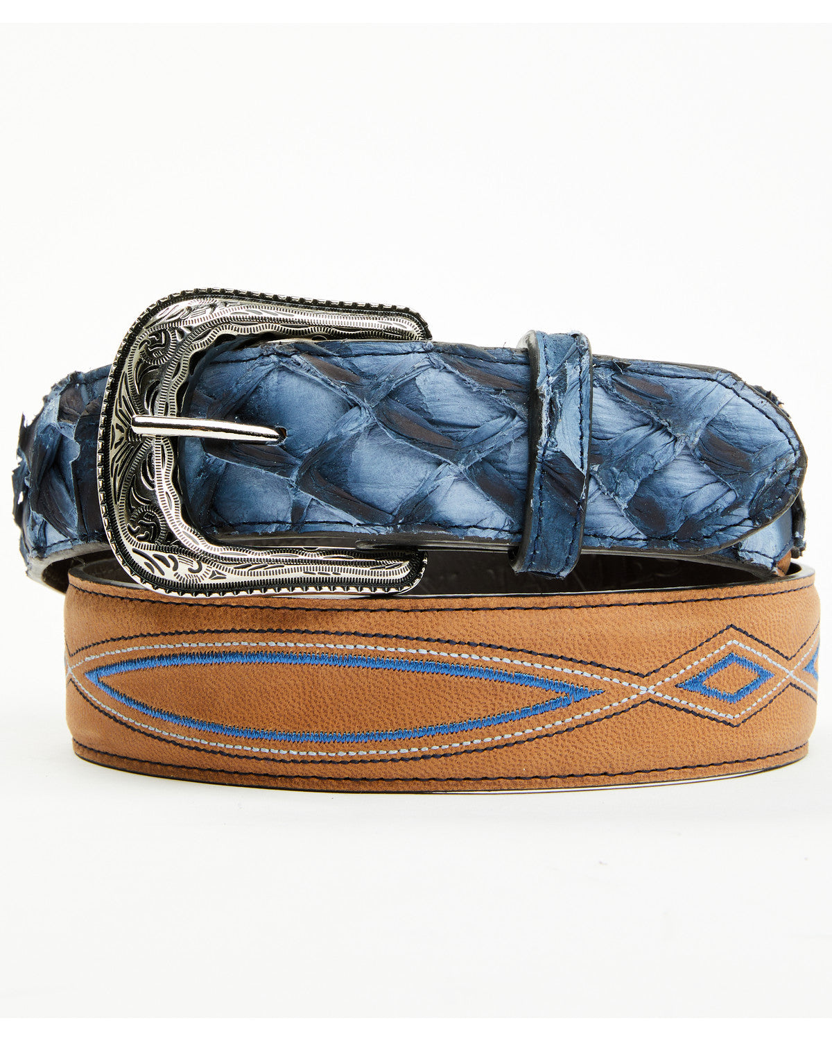 Men's Exotic Pirarucu Billet Belt