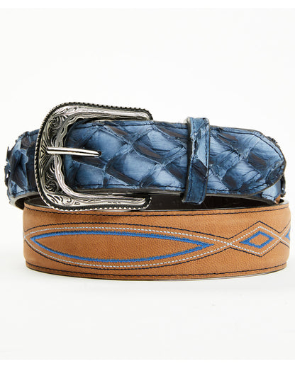 Men's Exotic Pirarucu Billet Belt