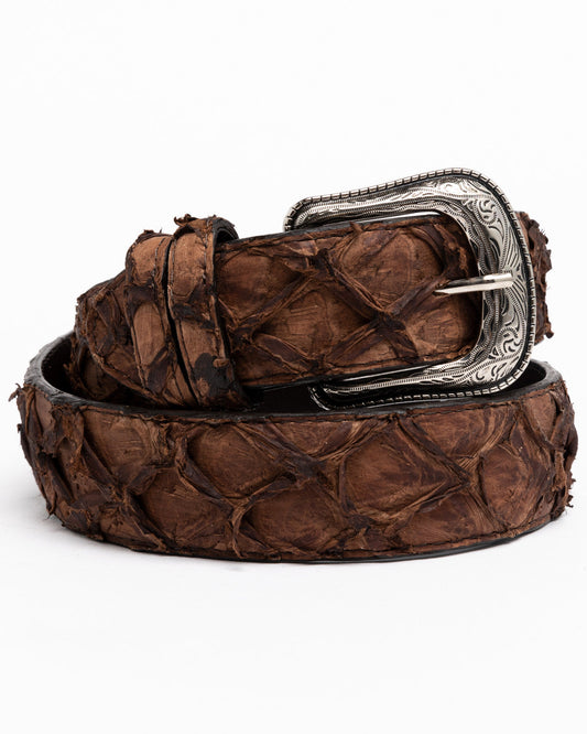 Men's Exotic Pirarucu Belt