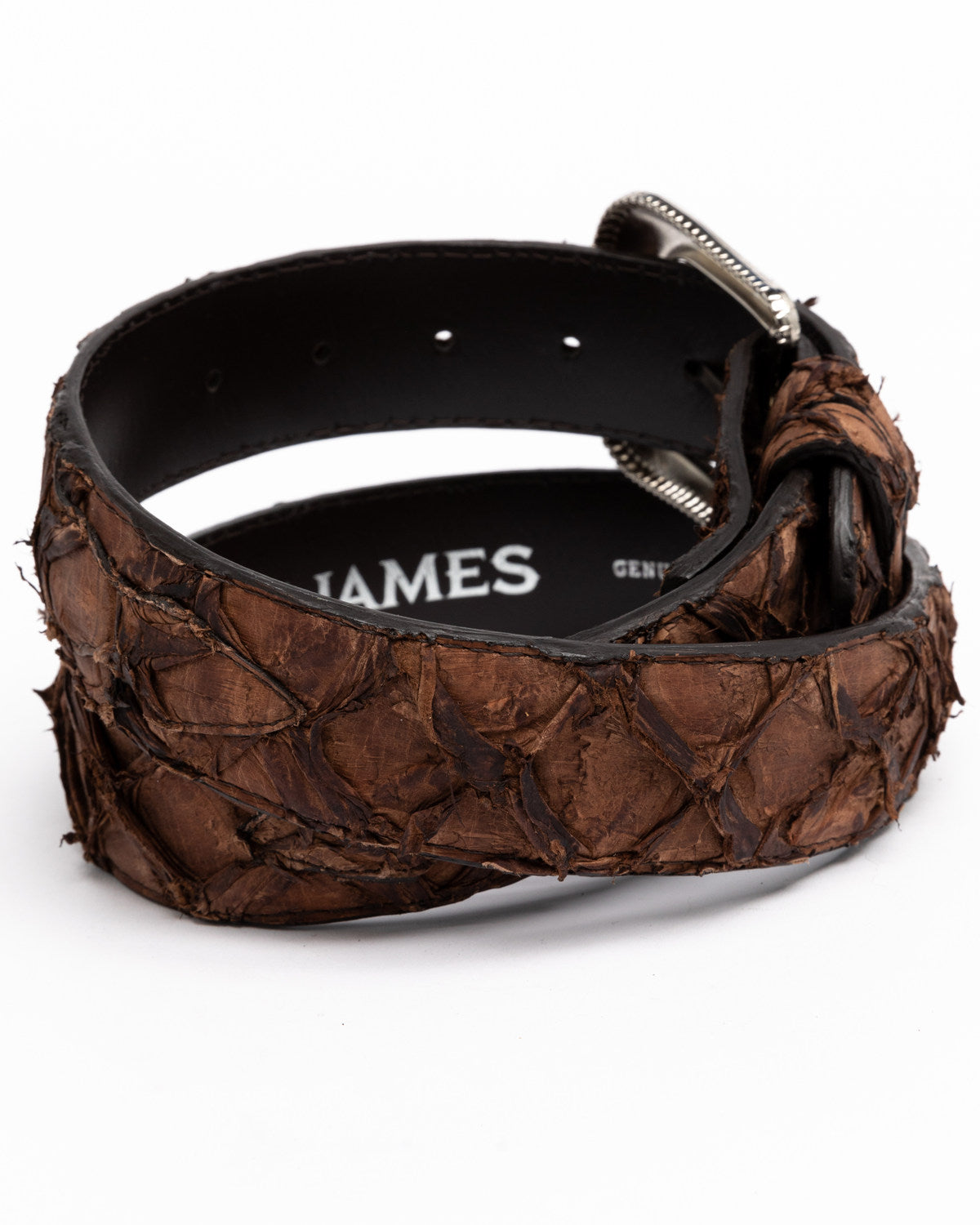 Men's Exotic Pirarucu Belt