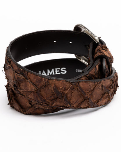 Men's Exotic Pirarucu Belt