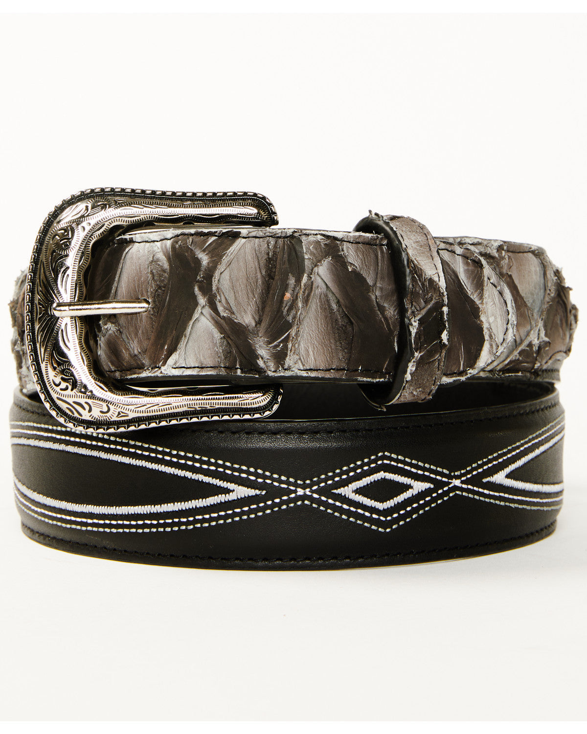 Men's Exotic Pirarucu Billet Belt