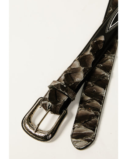 Men's Exotic Pirarucu Billet Belt