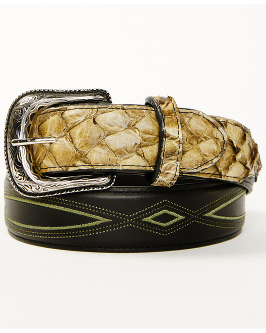 Men's Exotic Pirarucu Billet Belt