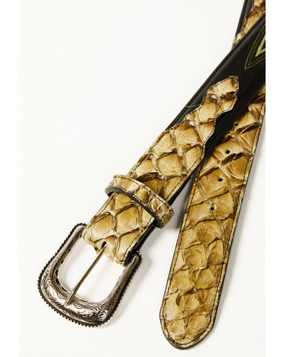 Men's Exotic Pirarucu Billet Belt