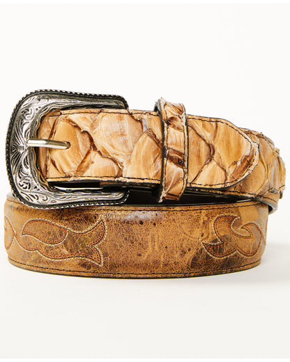 Men's Exotic Pirarucu Billet Belt