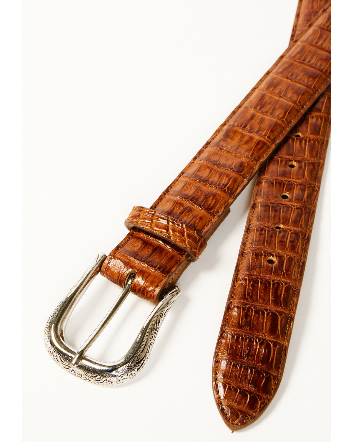 Black 1978™ Men's Exotic Caiman Belt