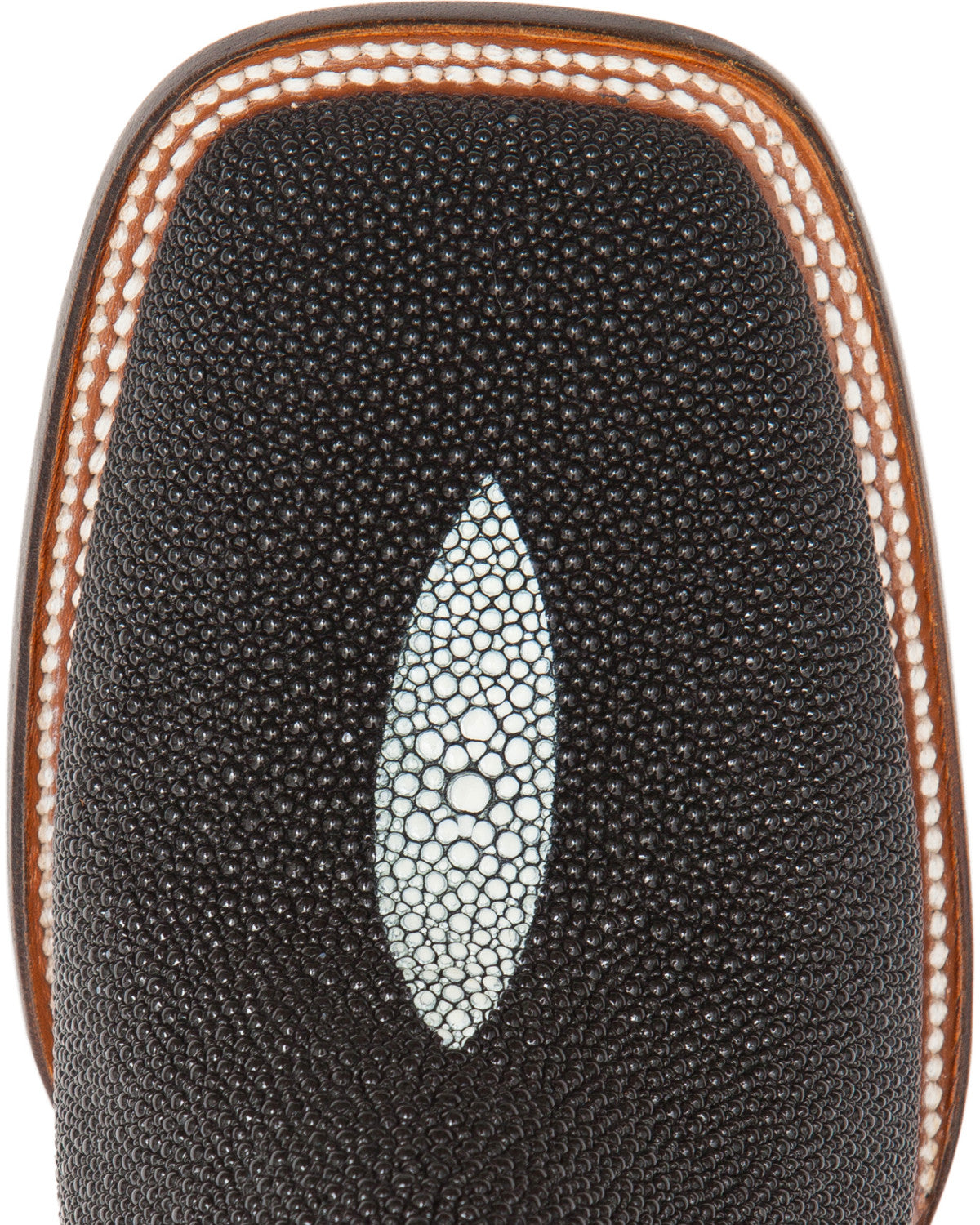 Men's Exotic Stingray Western Boots - Broad Square Toe