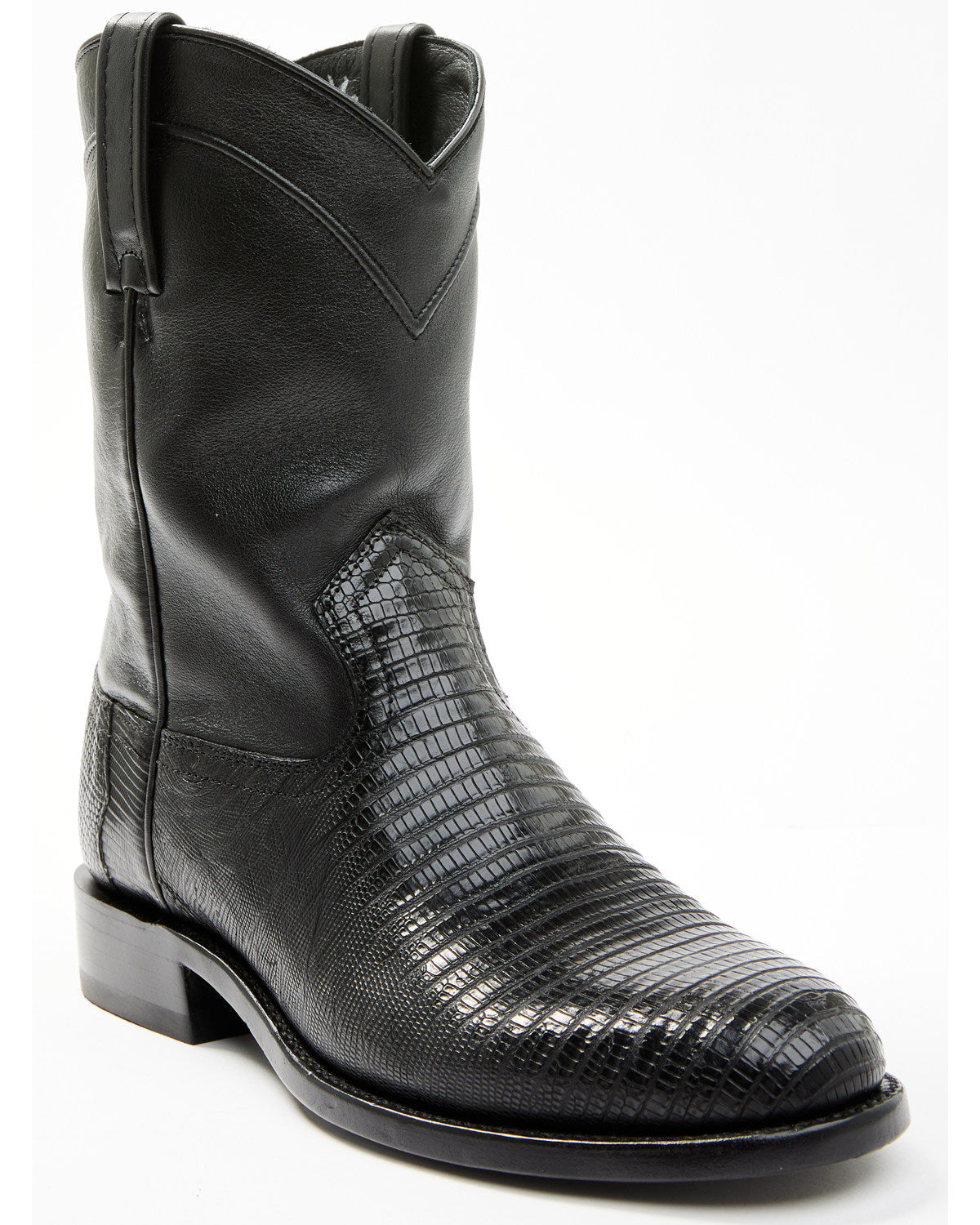 Black 1978® Men's Carmen Exotic Teju Lizard Roper Boots - R