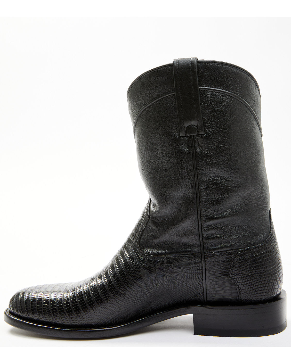 Black 1978® Men's Carmen Exotic Teju Lizard Roper Boots - R